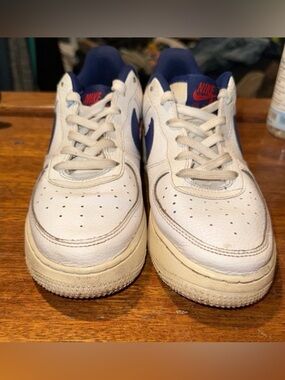 Nike Air Force 1 Royal Blue Swoosh 6 Youth